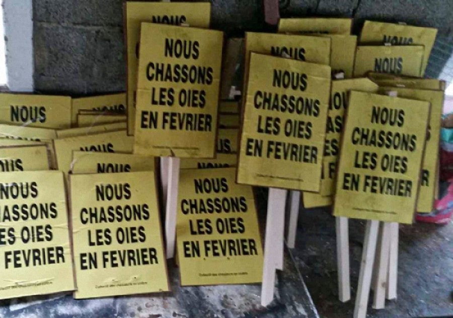CPNT soutient la manifestation des chasseurs en colère, le samedi 3 février à Rochefort 