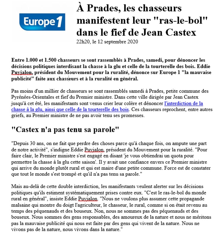 Article Europe1