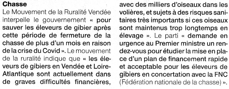 Article Ouest France